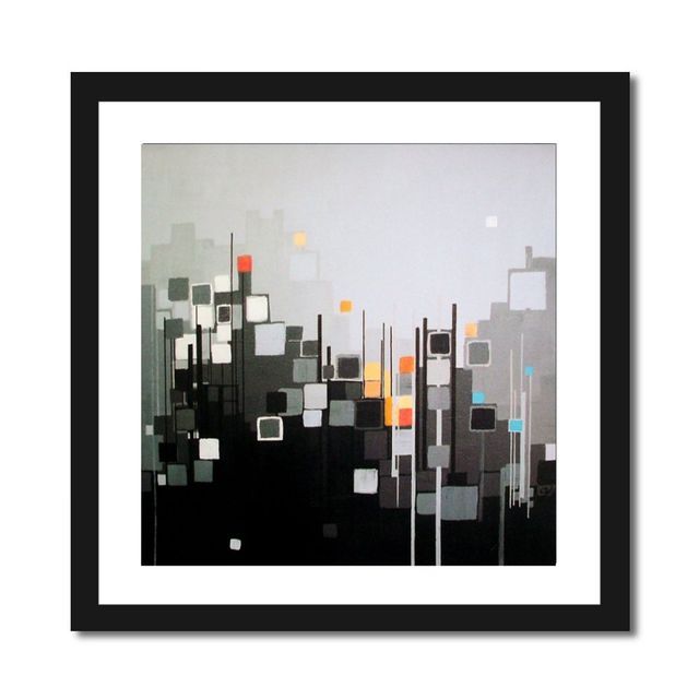 cornice nera quadrata