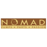 El logotipo de Nomad Pumps, repuestos y pasión.
