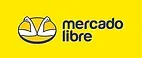 El logo de Mercado Libre está sobre un fondo amarillo.