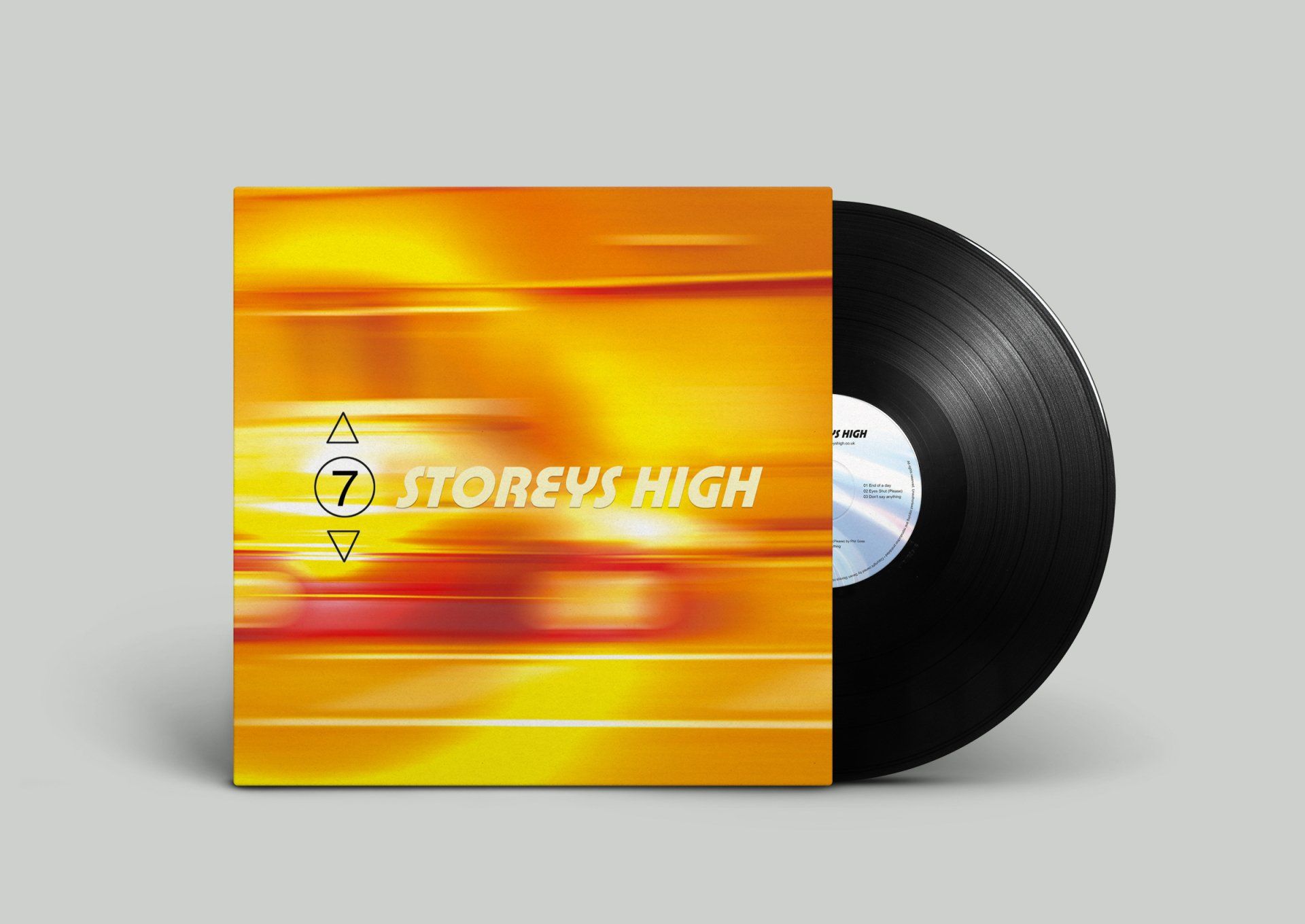 Record cover for 'Seven Stories High' band