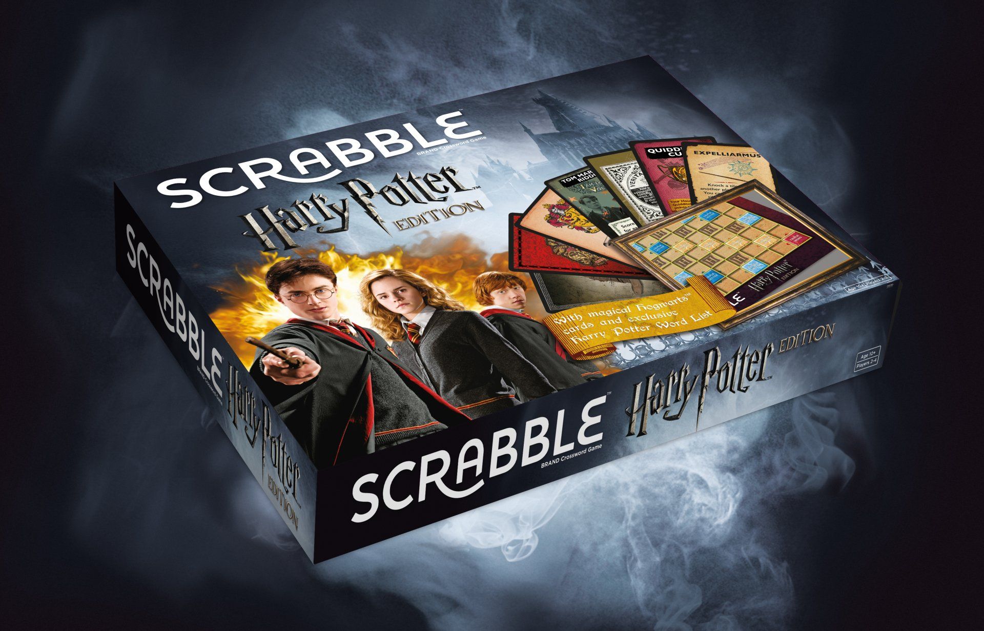 Harry potter scrabble box and games development for Mattel games