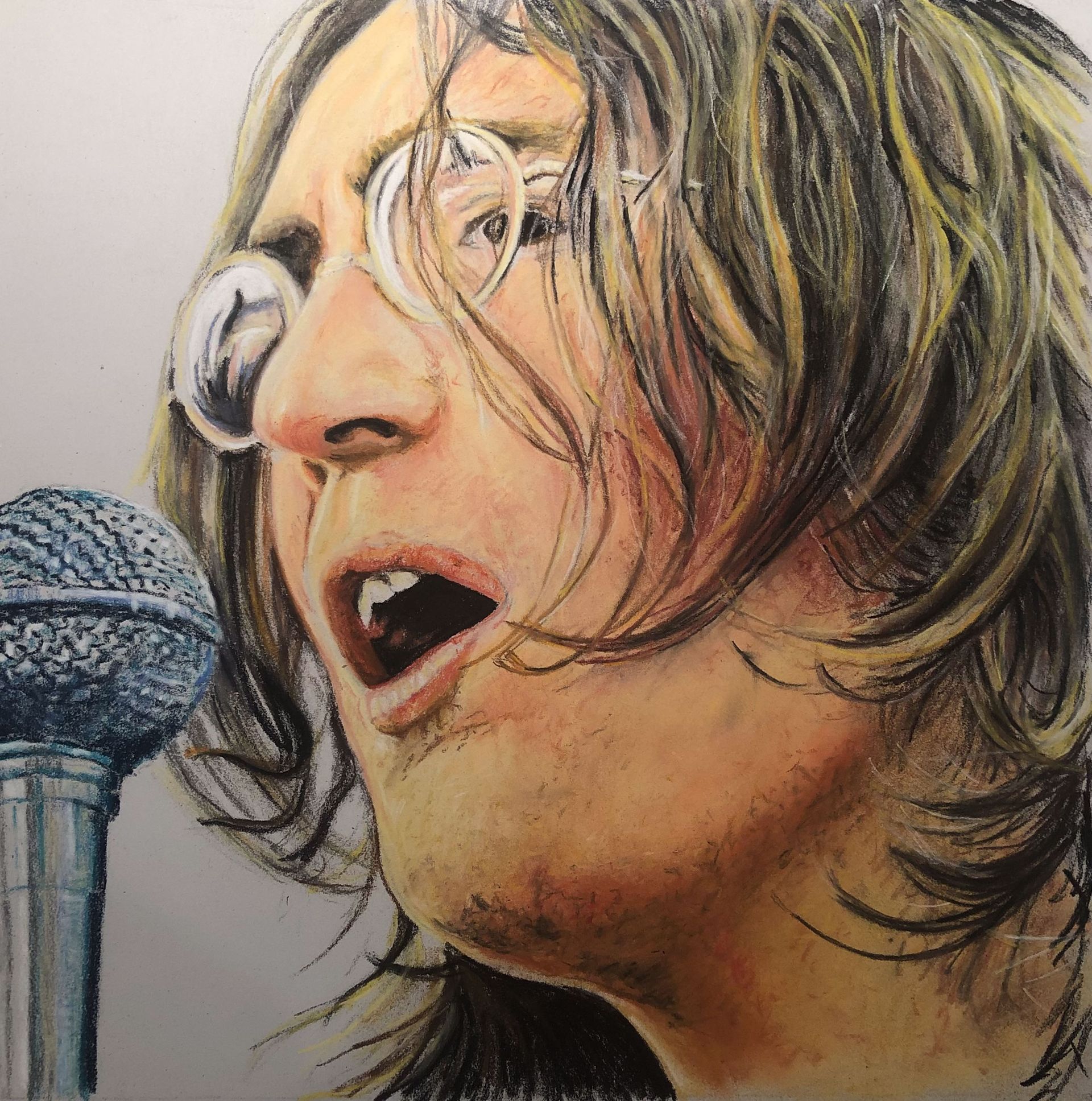John Lennon drawing by Ben Mayhew