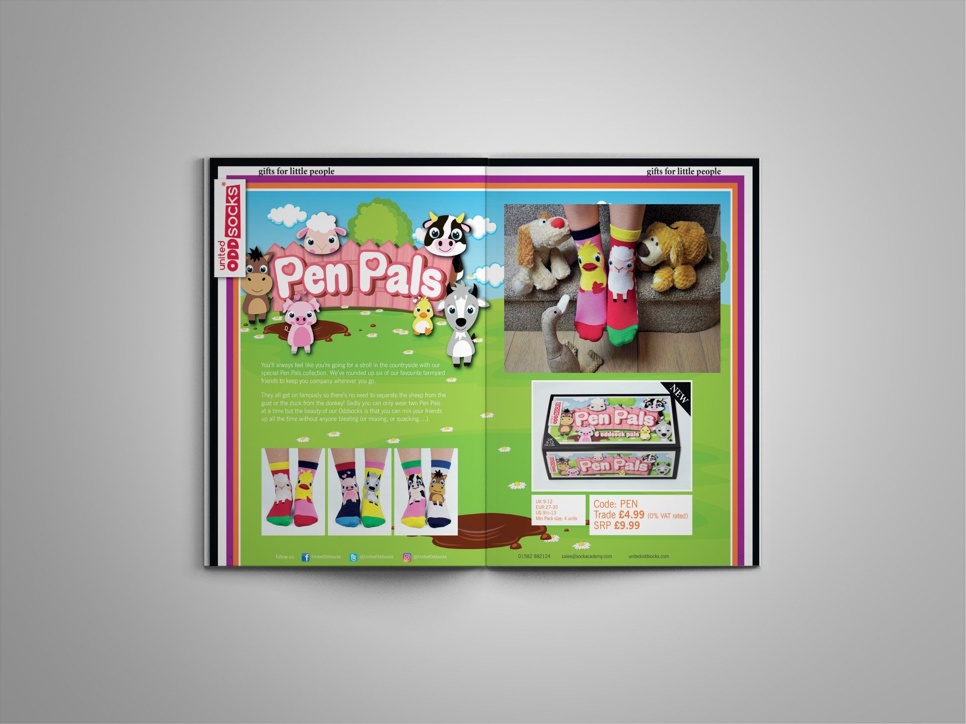 United Oddsocks Trade catalogue