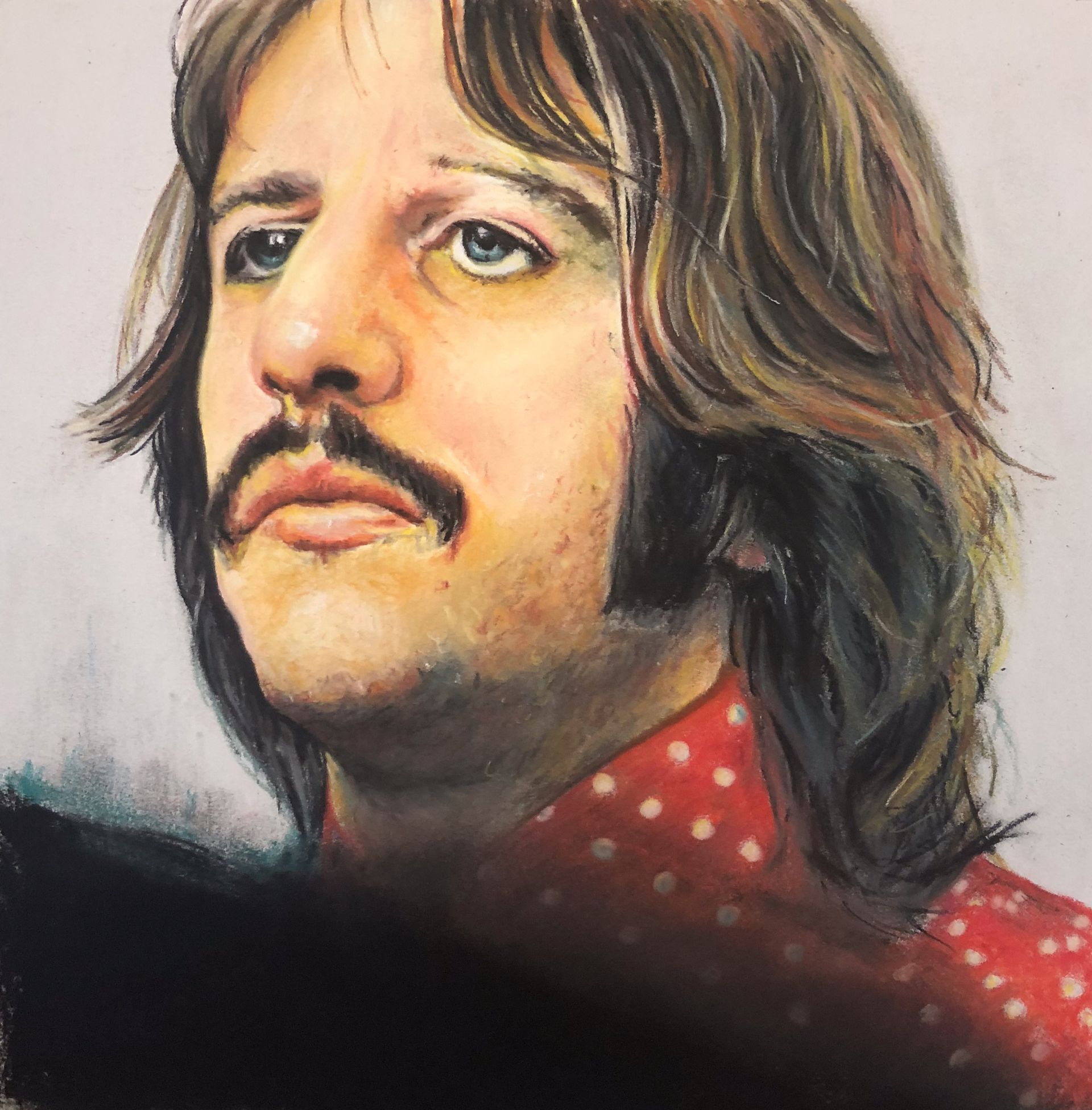 Ringo Star drawing by Ben Mayhew