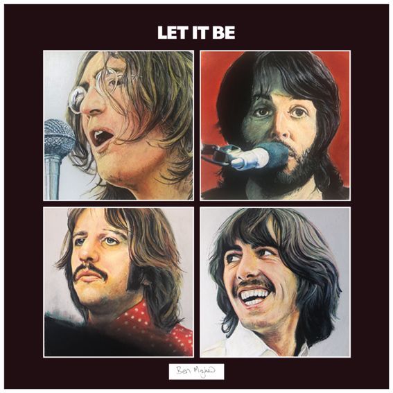 Let it be Beatles drawing by Ben Mayhew
