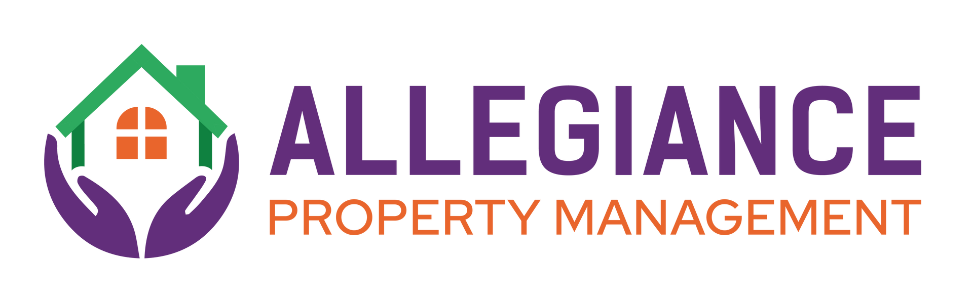 Allegiance Property Management logo; quality you deserve, people you trust