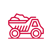 Dump Truck Icon - Griffith Excavating & Trucking Homepage Services
