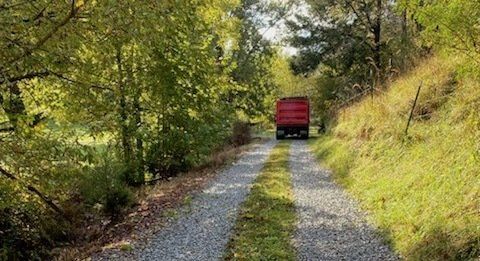 Griffith Excavating & Trucking Gallery Image - Kenworth T800 in action - driving away into the sunset