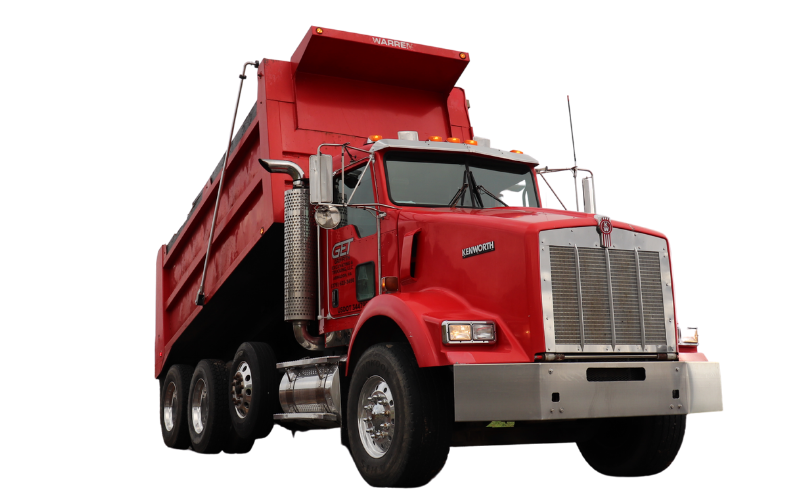 Griffith Excavating & Trucking - Dump Truck Vector - Kenworth T800 - Commercial Dump Truck