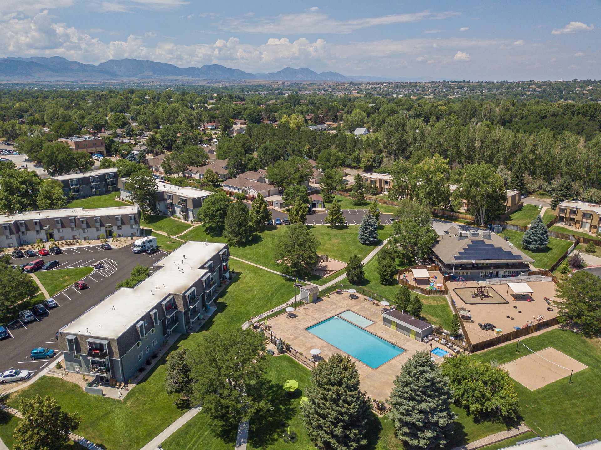 Interior photo of a modern bright bedroom