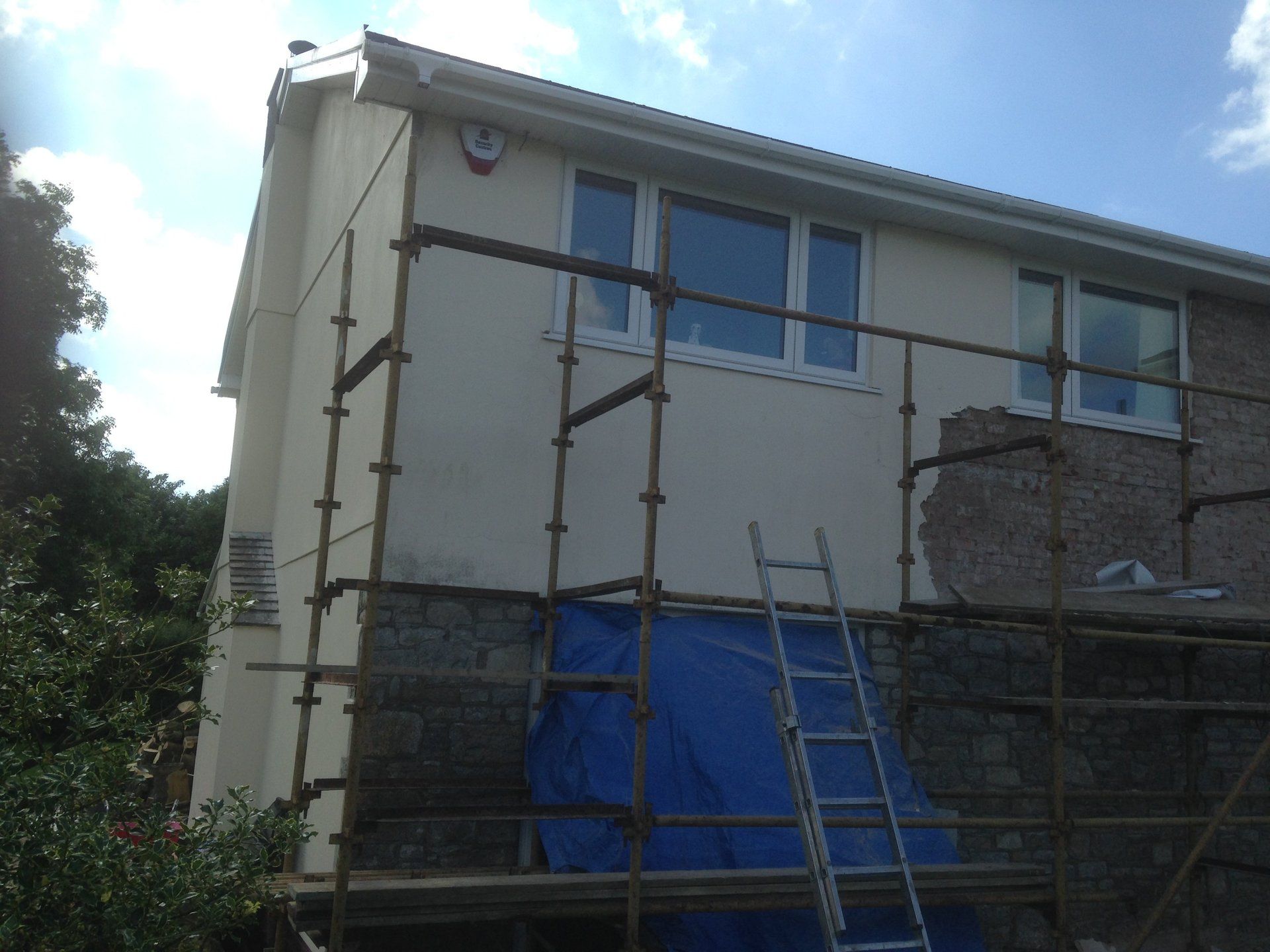 building construction work