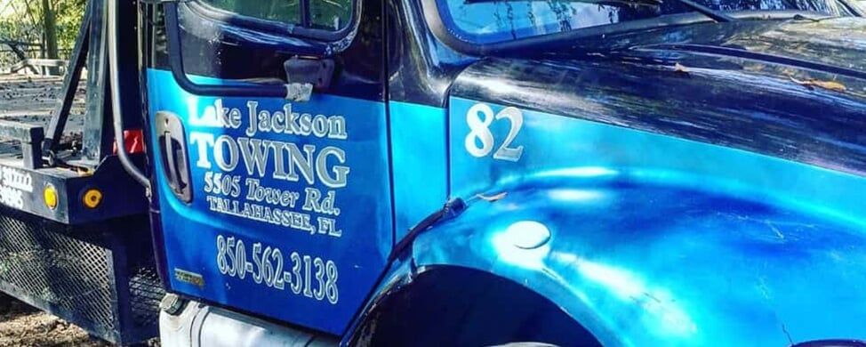 Blue Truck - towing in Tallahassee FL