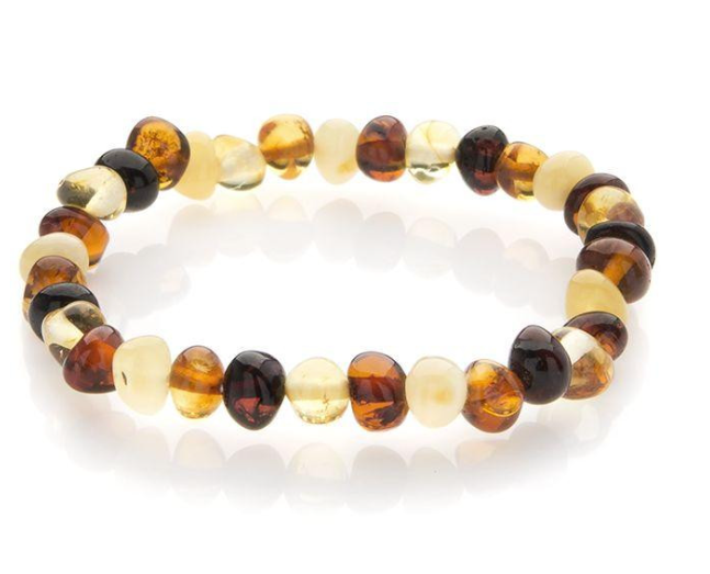 Barnsteen armband baby/peuter multi colour