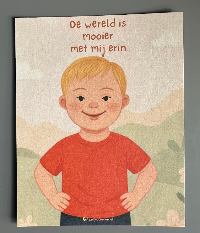An illustration of a smiling child with hands on hips, text above reads: