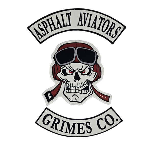the logo for asphalt aviators grimes co.