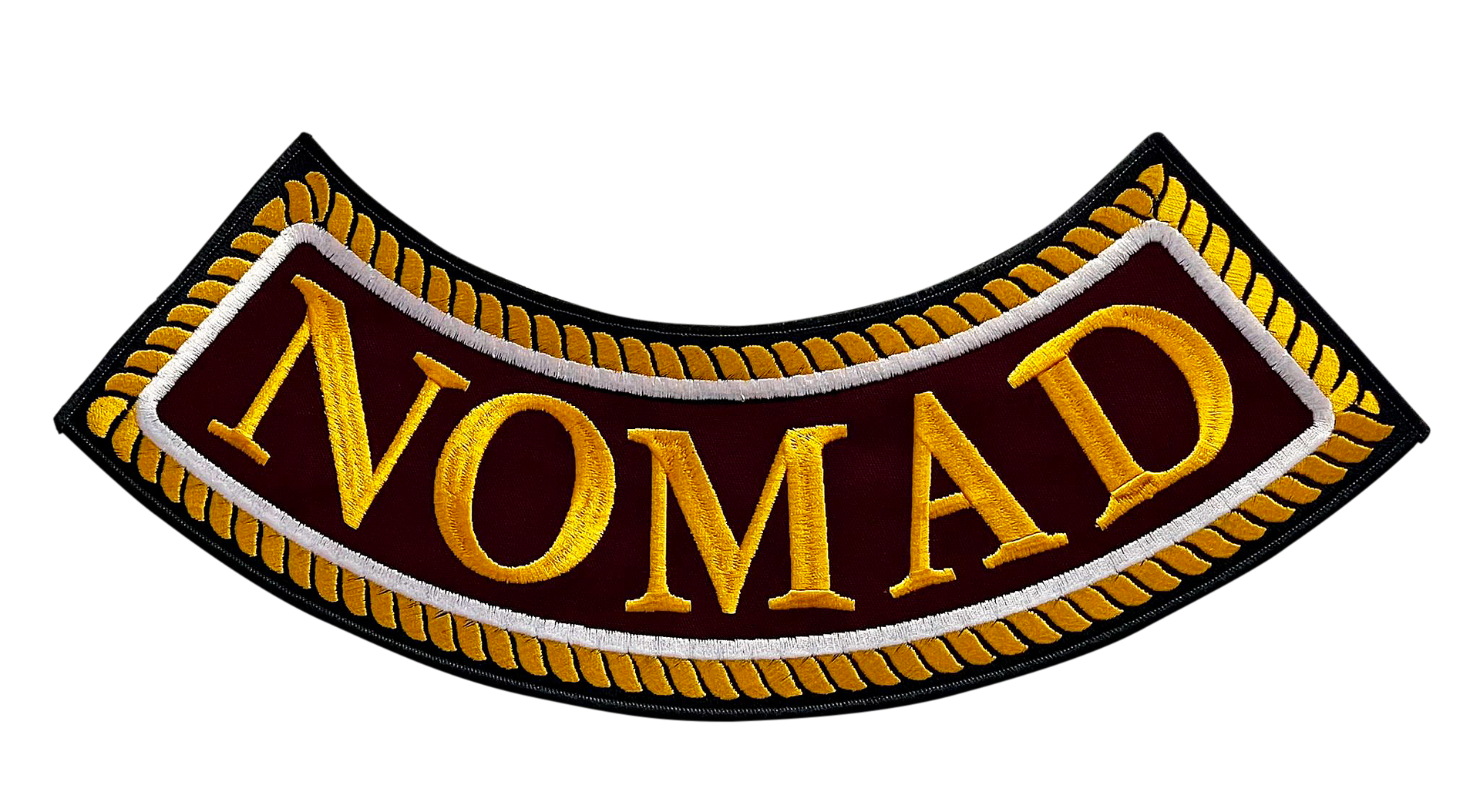 A patch with the word nomad on it