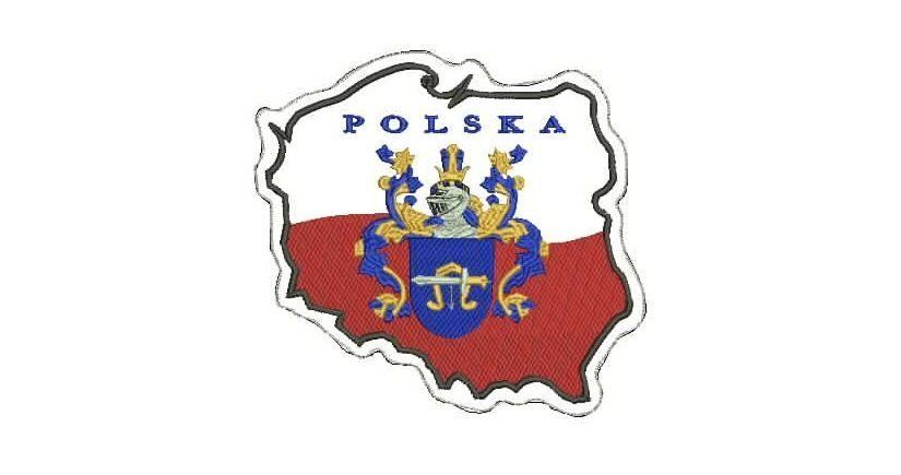Polska family crest patch