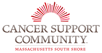 The logo for the cancer support community in massachusetts south shore