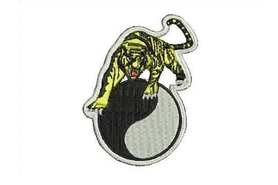 tiger martial arts patch