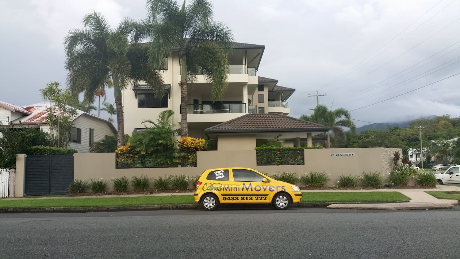 Yellow Service Vehicle — Removalists in Mt. Sheridan, QLD