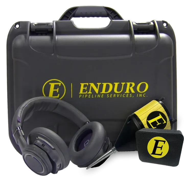 A black case with the word enduro on it