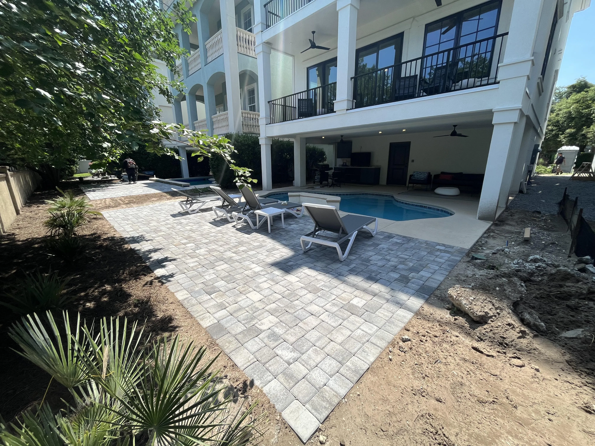 Savannah Pavers Installation