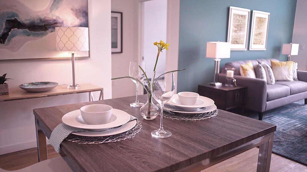 Dining Table at The Veridian Residences.