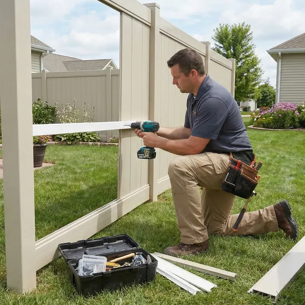 Aluminum fence Cypress pool enclosure with powder coated finish