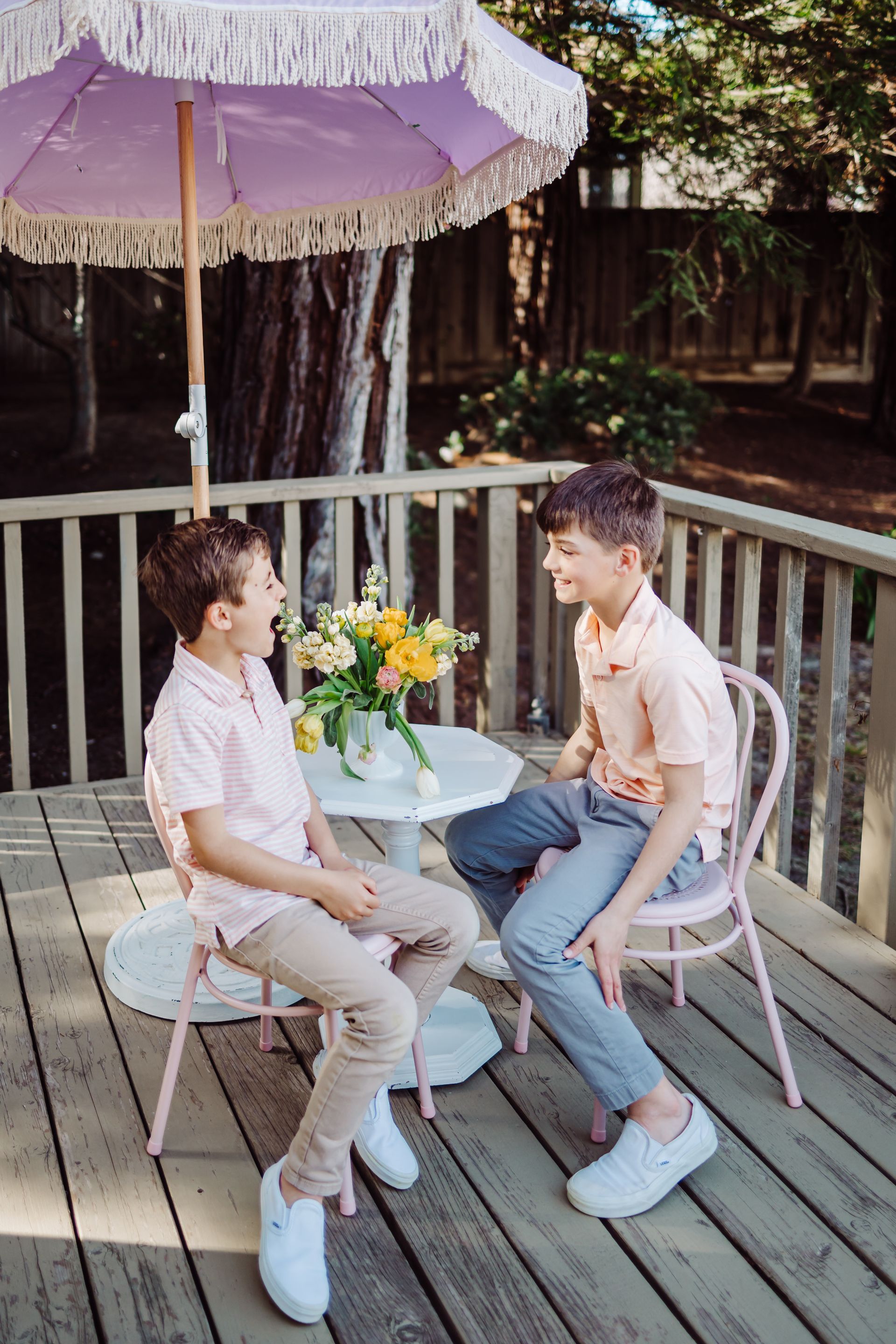 Kids Gathering at Chateau Coralini