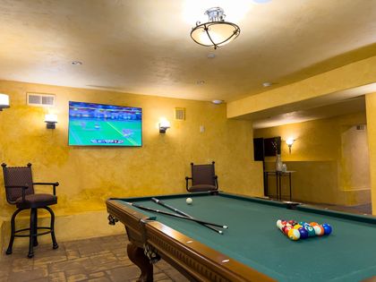 Elegant suite at Chateau Coralini boutique inn near Laguna Seca, Salinas Valley California