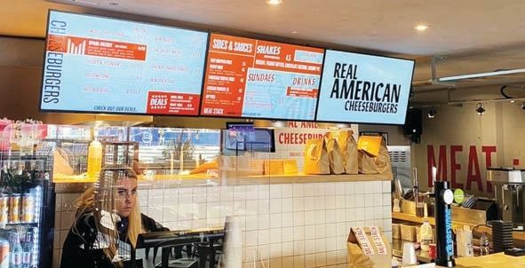 take away digital display