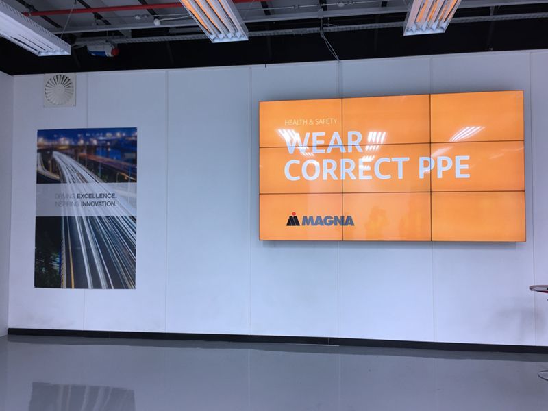 A sign on a wall that says wear correct pipe