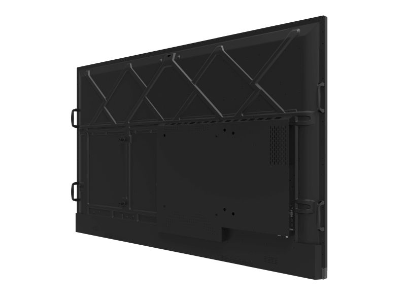 The back of a flat screen tv is shown on a white background.