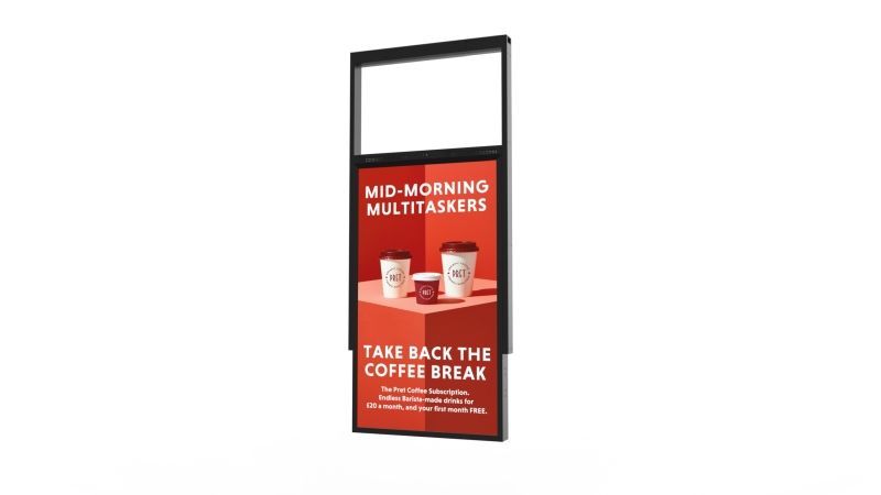 A sign that says take back the coffee break on it.