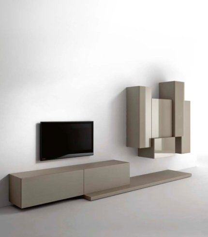 sala con arredamento su misura