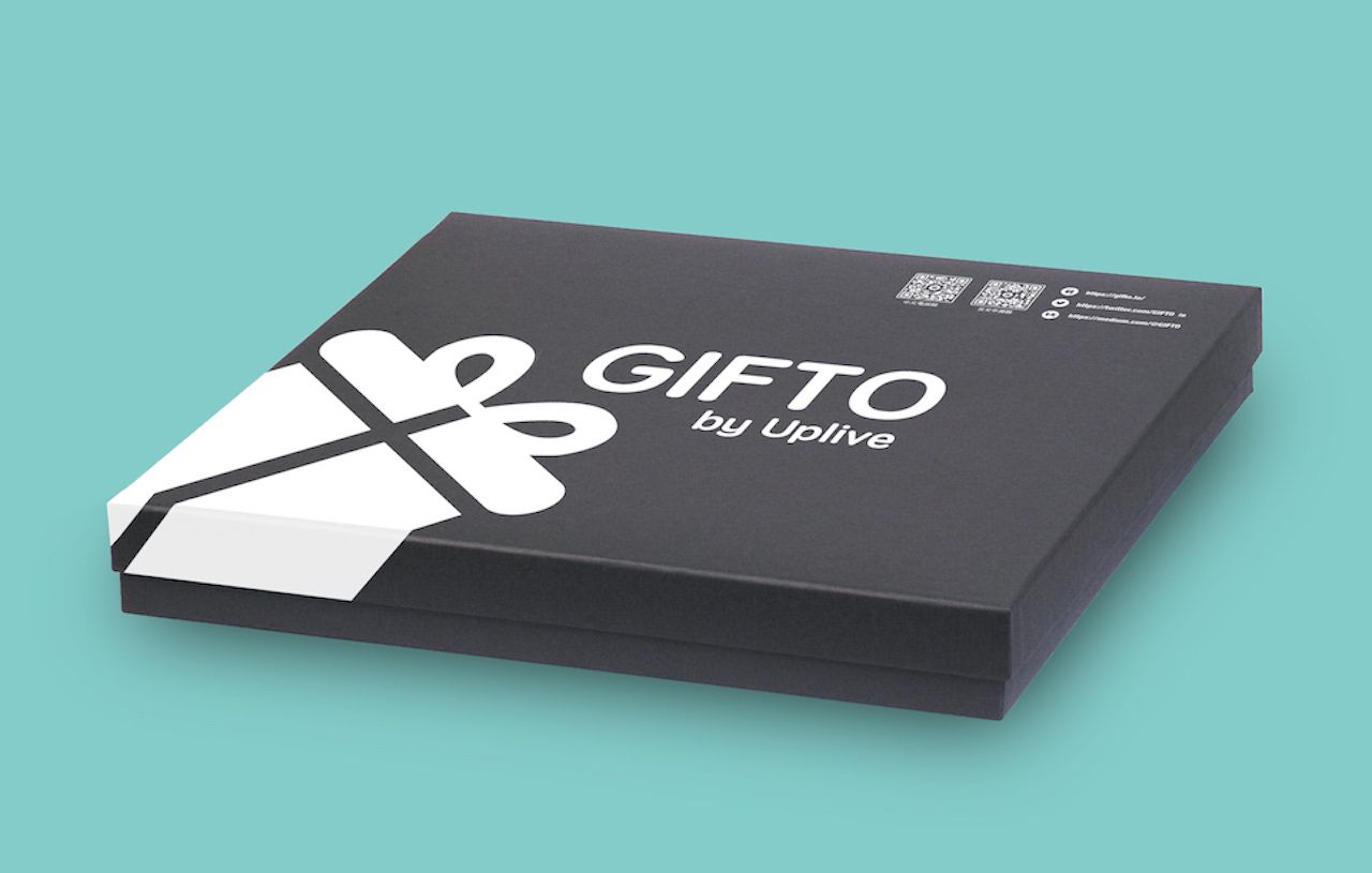 一個黑盒子，上面寫著gifto