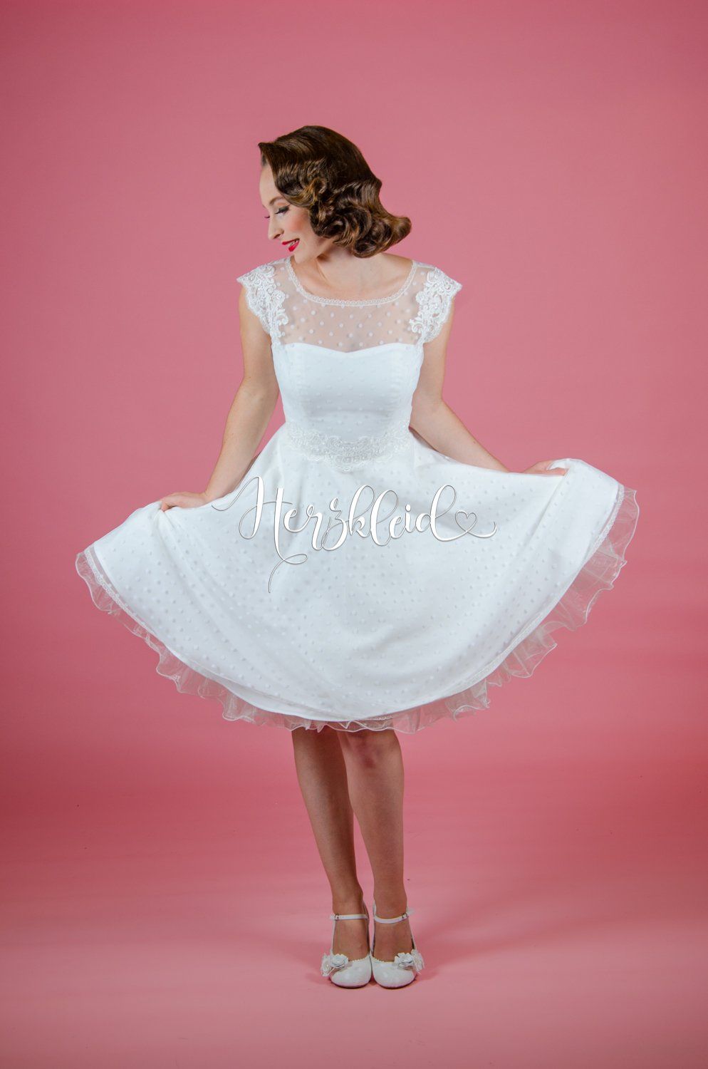 Brautkleid knielang