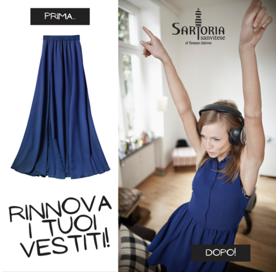 rinnovo gonna prima e dopo