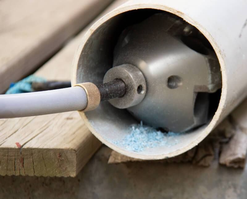 A Close Up of a Pipe With a Machine Inside of It — FlowWise in Maroochydore, QLD