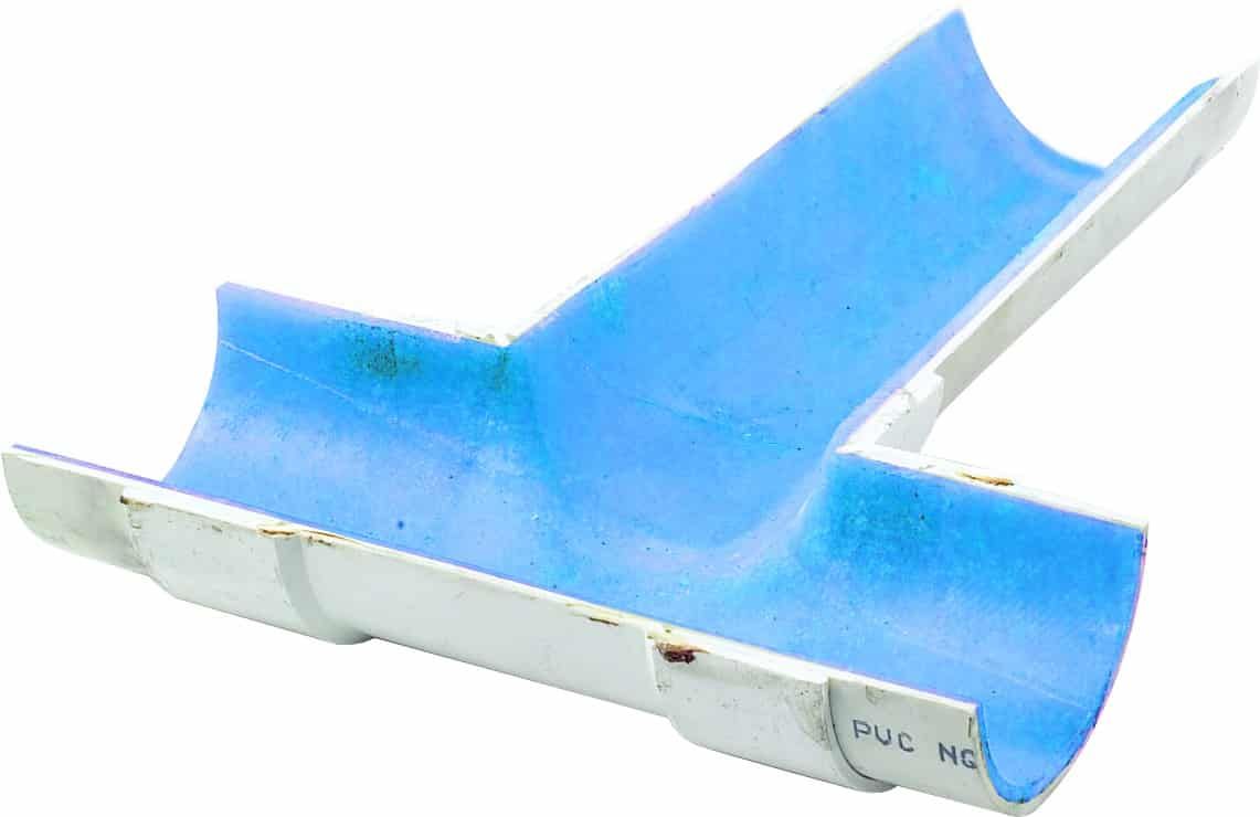 A Blue Pipe is Sitting on Top of a White Pipe — FlowWise in Maroochydore, QLD