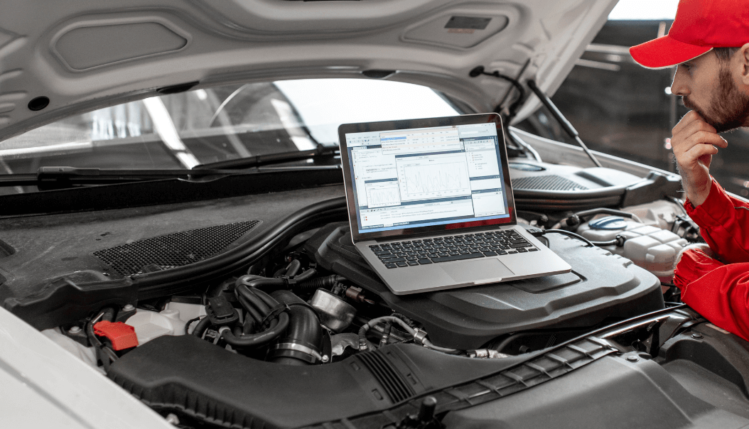 An image of a vehicle diagnostic service in Hammond LA