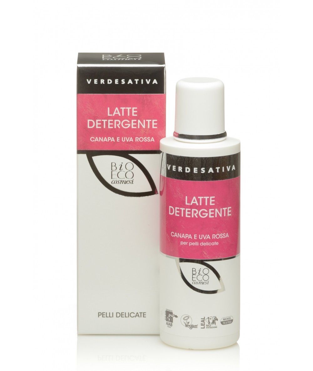 latte detergente alla canapa