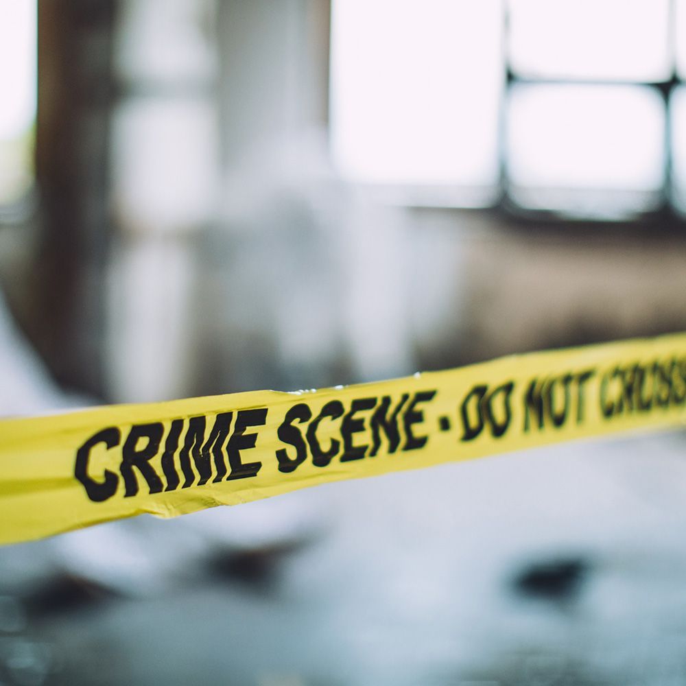 Cordon Tape on a Crime Scene — Elizabeth, NJ — Omega Maintenance Corp
