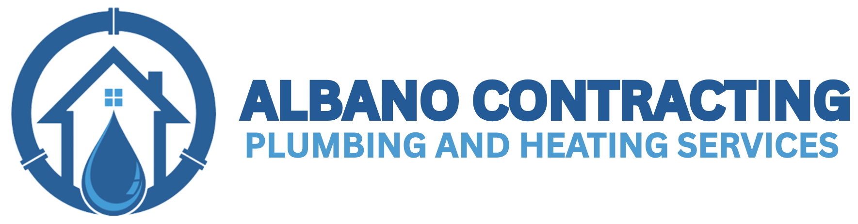 The logo for Albano Contracting Plumbing, and Heating Services