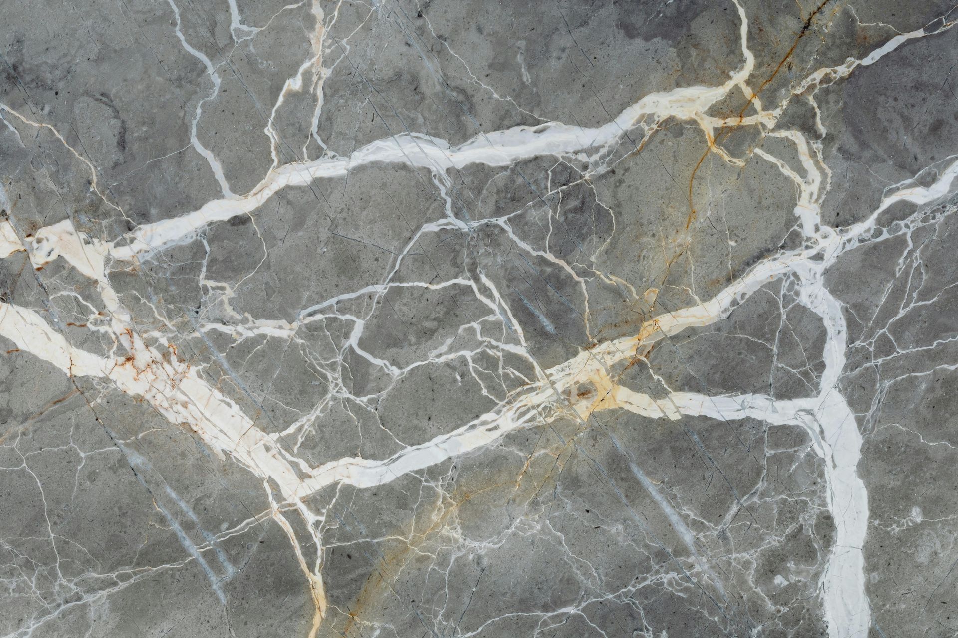 A close up of a cracked marble surface