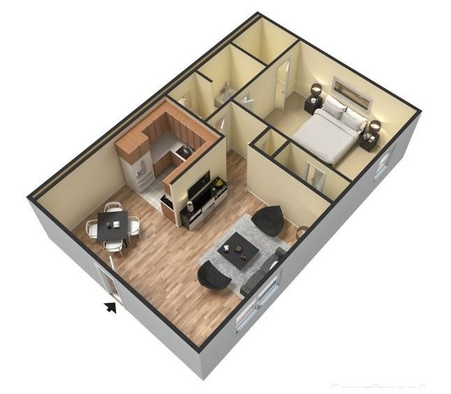 One Bedroom | One Bath | 650 Sq Ft