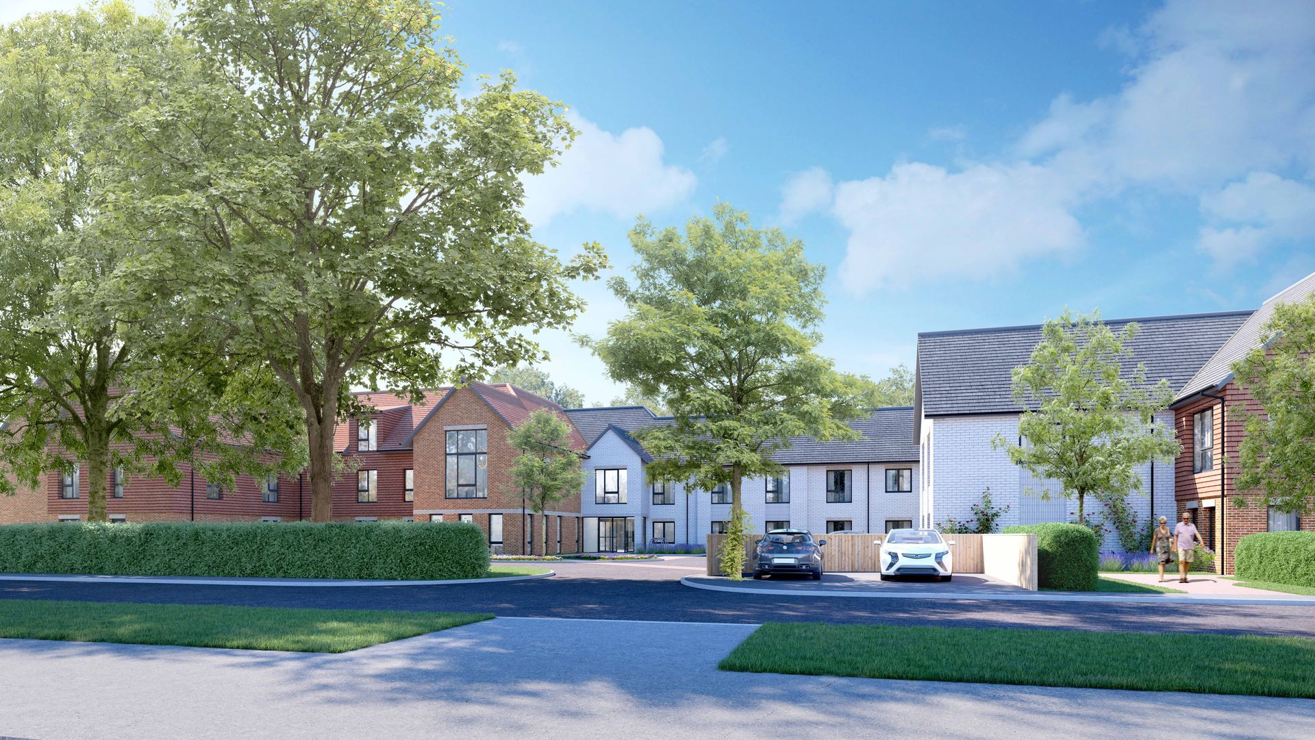 CGI of the approved Aperdele Road care home in Leatherhead