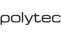 Polytec logo in black, a company name in a sans-serif font.