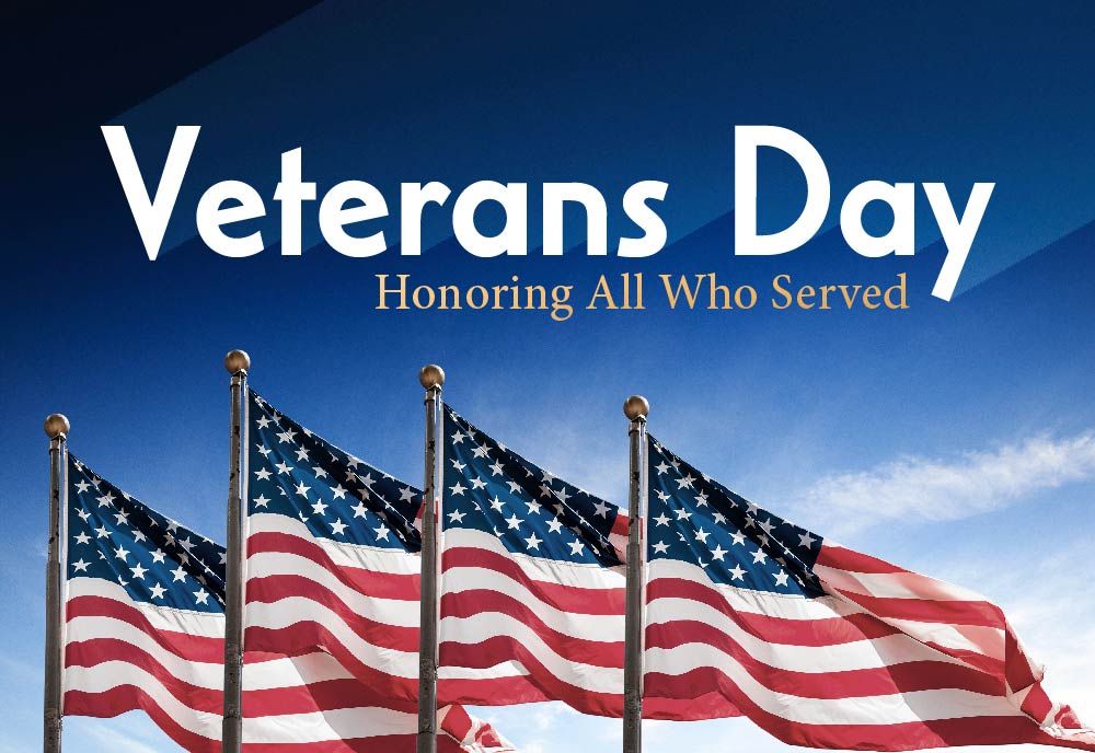 A poster for veterans day honoring all who served | J&H Automotive