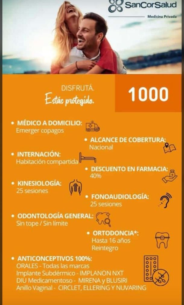 Infografía de cobertura de salud de SenCor Salud
